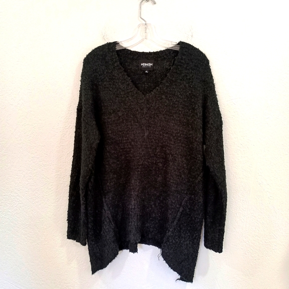 Heimish Black Popcorn Knit Tunic Sweater - Picture 1 of 4